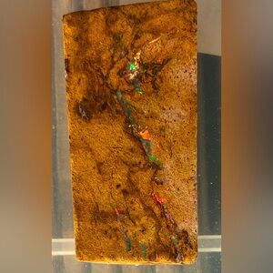 40ct Beautiful Australian Boulder Opal Rough Loose Double Sided Gemstone NN